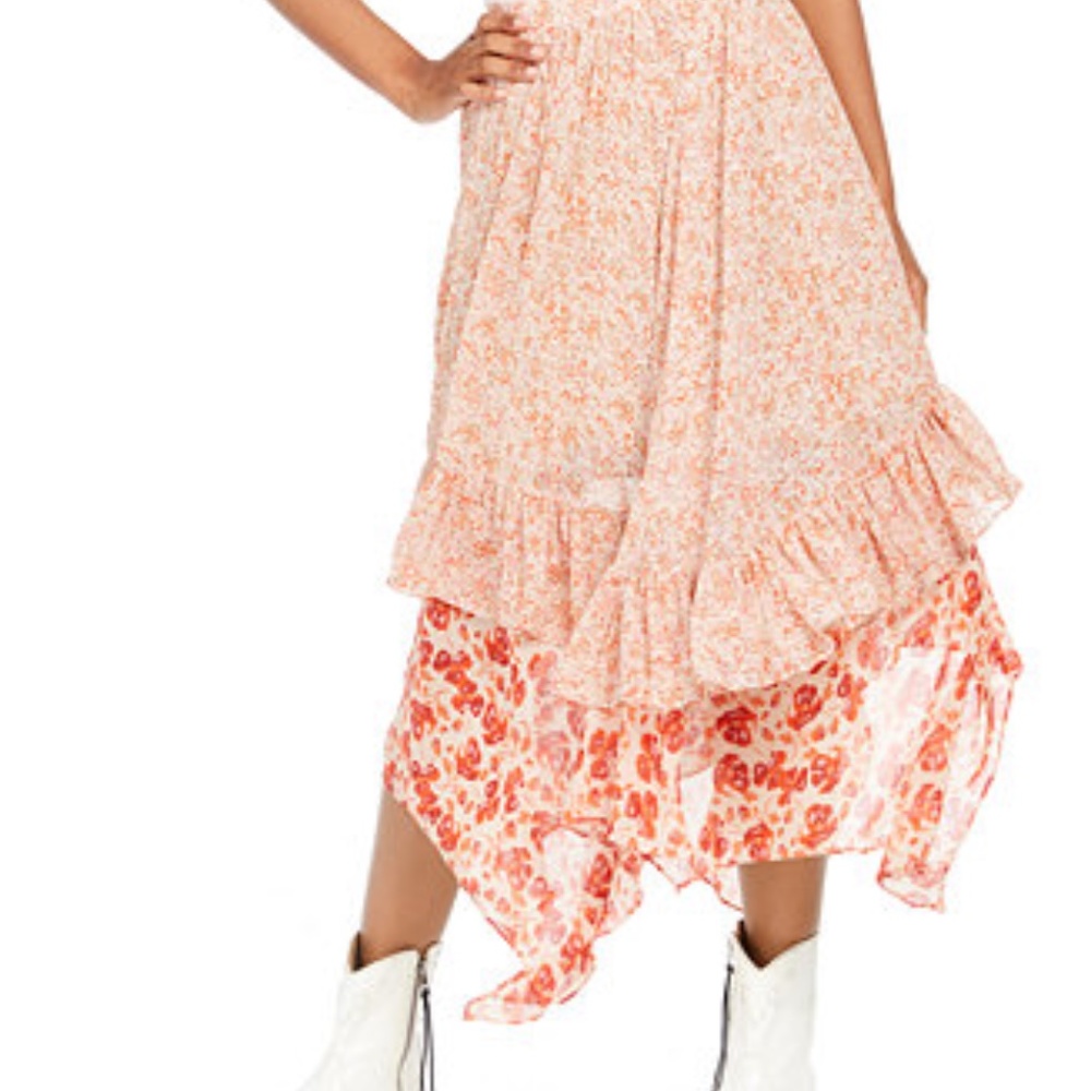 FREE PEOPLE Women's Zuma Drippy Ruffle Skirt